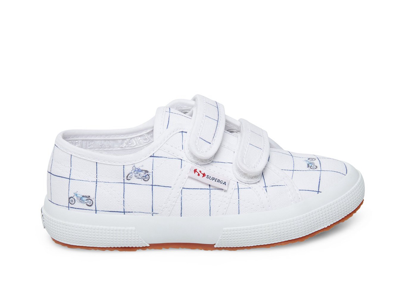 Superga Sneakers Kids - 2750 Cotjstrap Fantasy - White/Blue - OFZRD7948